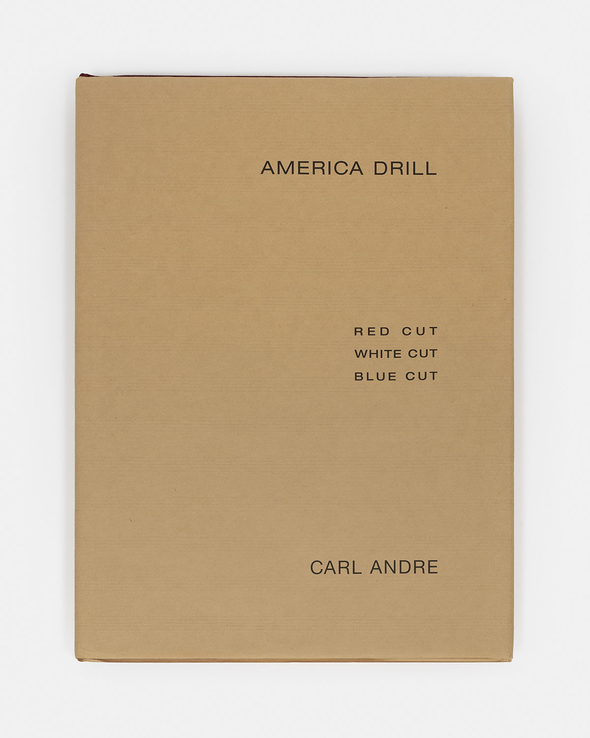Carl Andre - America Drill (signed), 1963/2003