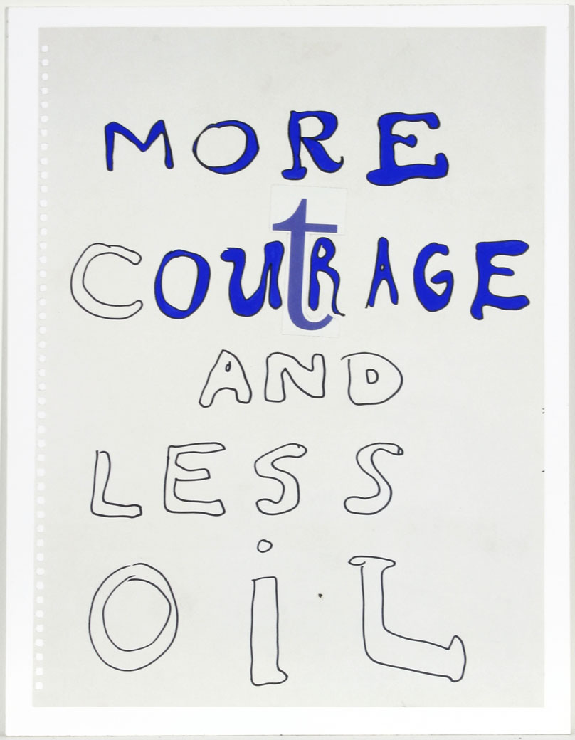 Kay Rosen - More Outrage, 2002