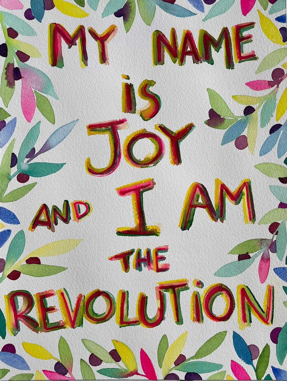 Alex Cecchetti - My name is Joy and I am the Revolution, 2020-2021