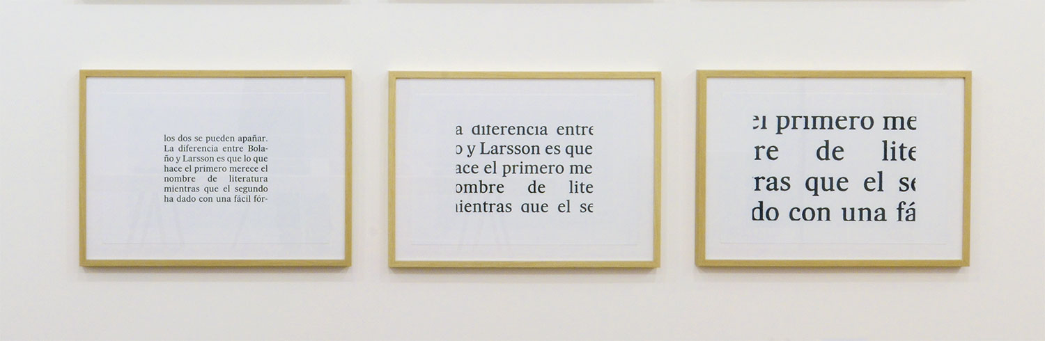 Antoni Muntadas - Close up - Triptico "Quadern - El País" (16 septembre 2010), 2010