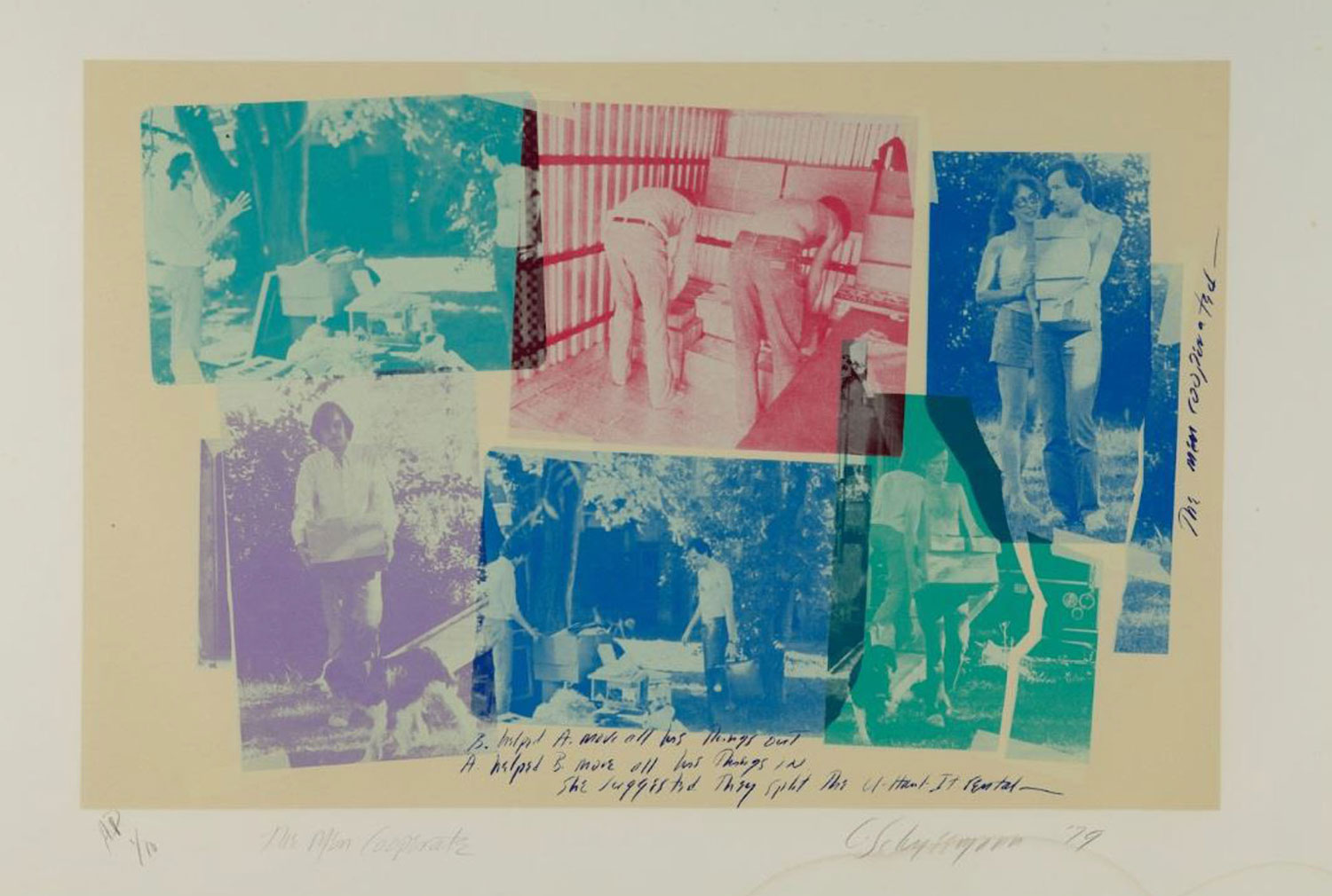 Carolee  Schneemann - The Men Cooperate, 1979