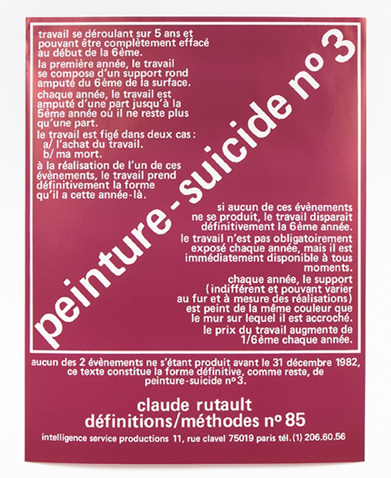 Claude Rutault - 