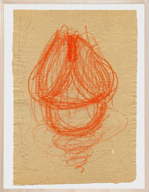 Judith Bernstein - Half-Orange, 1980