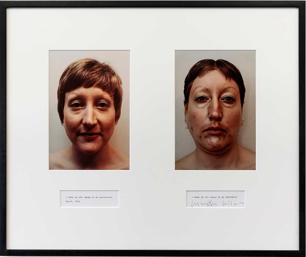 martha-wilson-i-make-up-the-image-of-my-perfection-i-make-up-the-image-of-my-deformity-1974