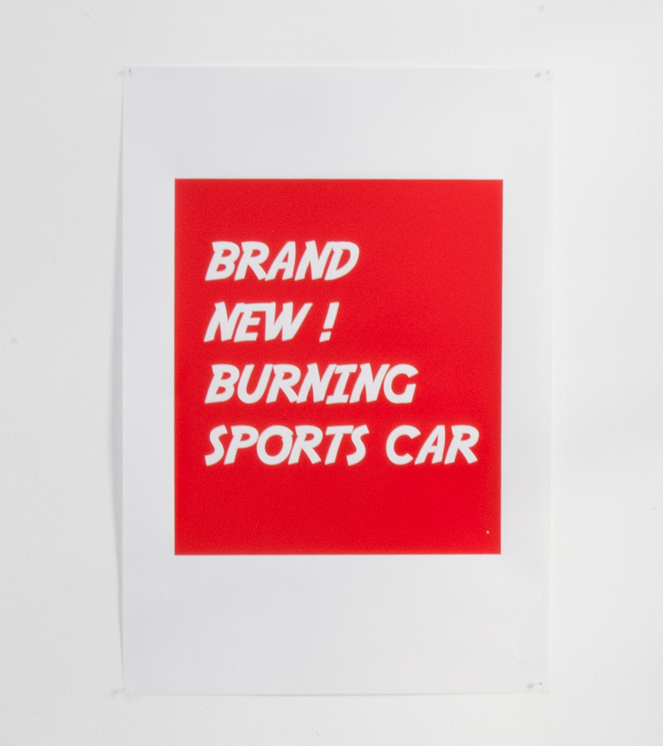 Ray Sander - Brand New! Burning Sports Car