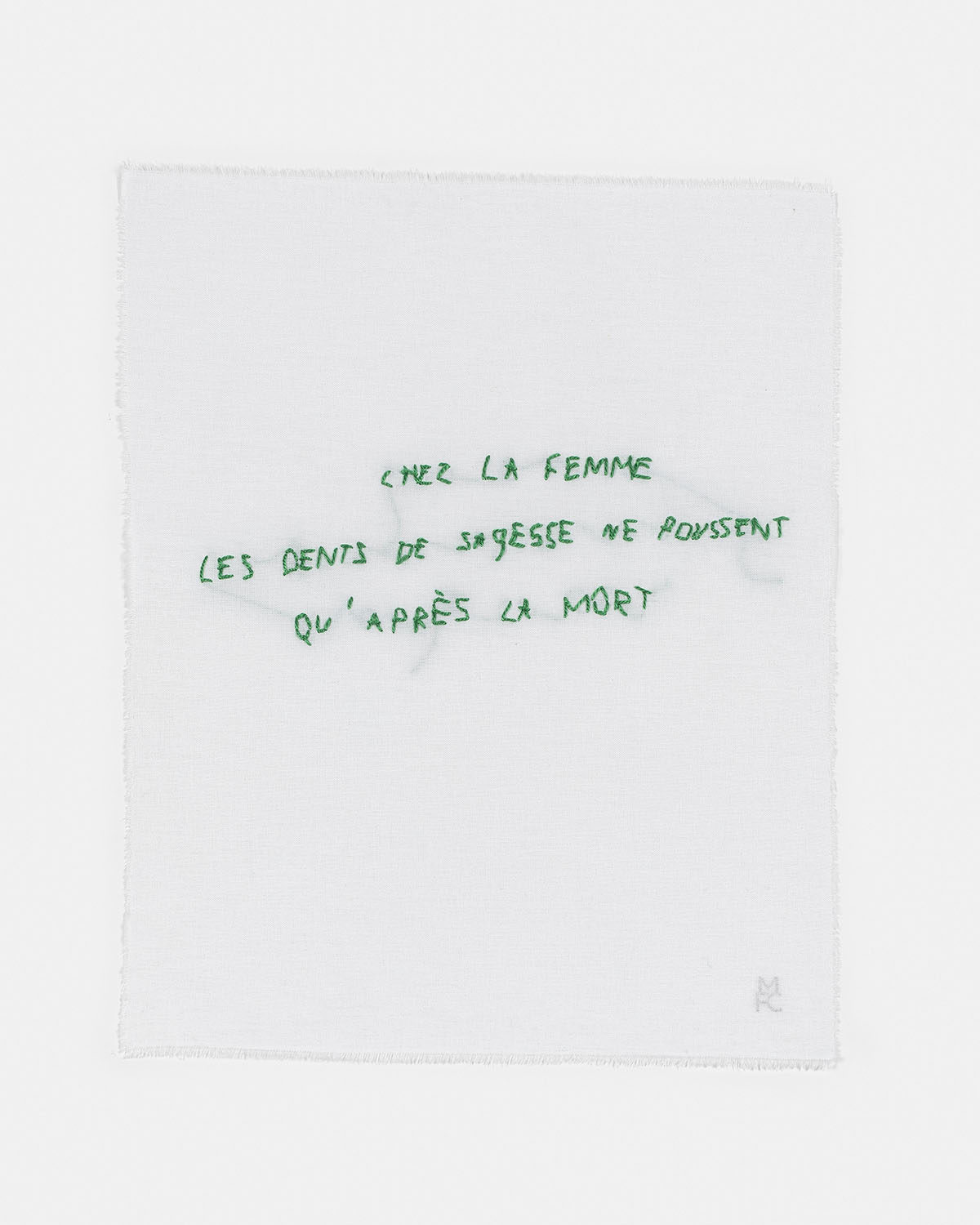 Annette Messager - Ma collection de proverbes, 1974/2012