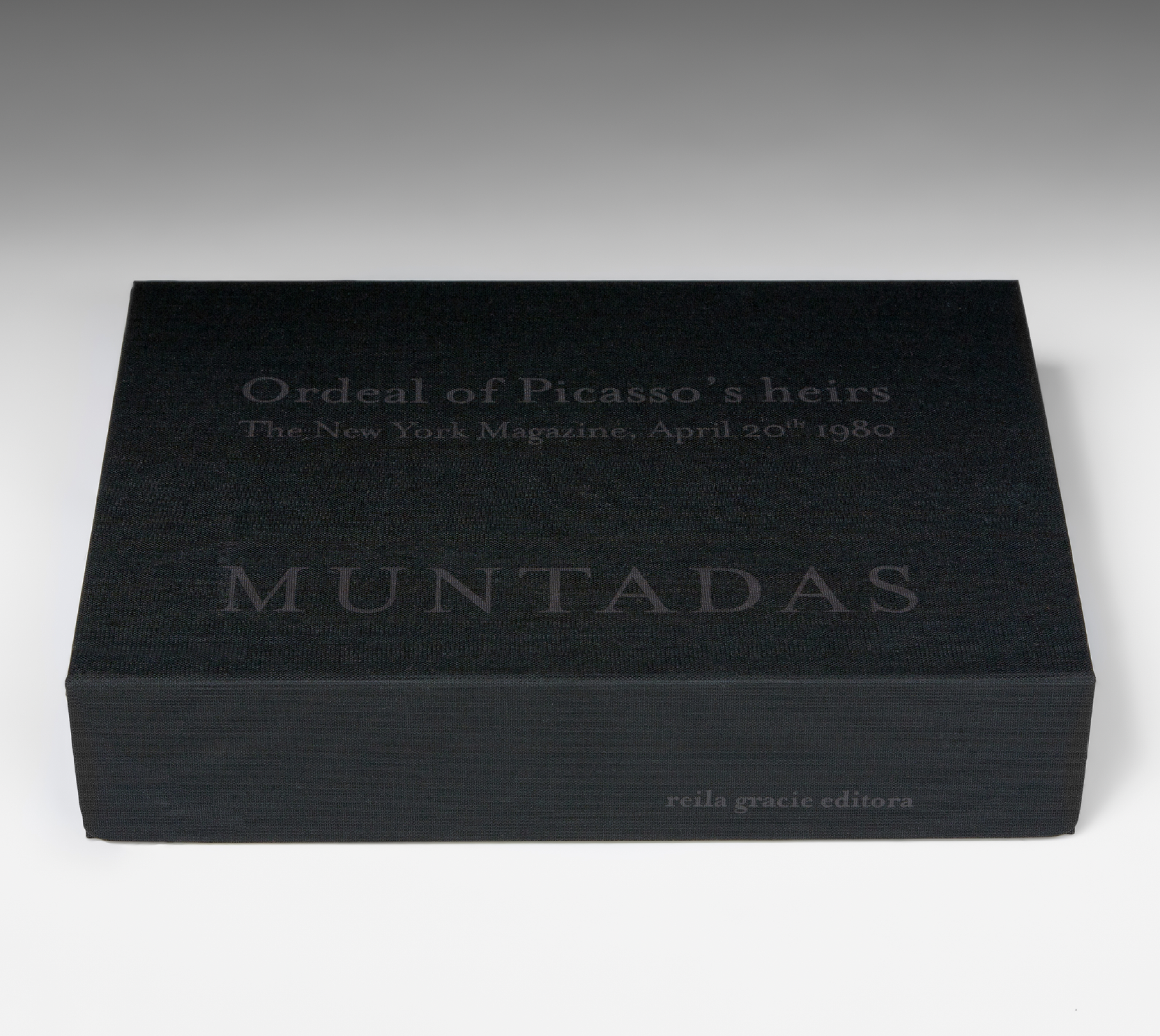 Antoni Muntadas - Ordeal of Picasso's Heirs. The New York Times Magazine. April 20, 198O, 2012