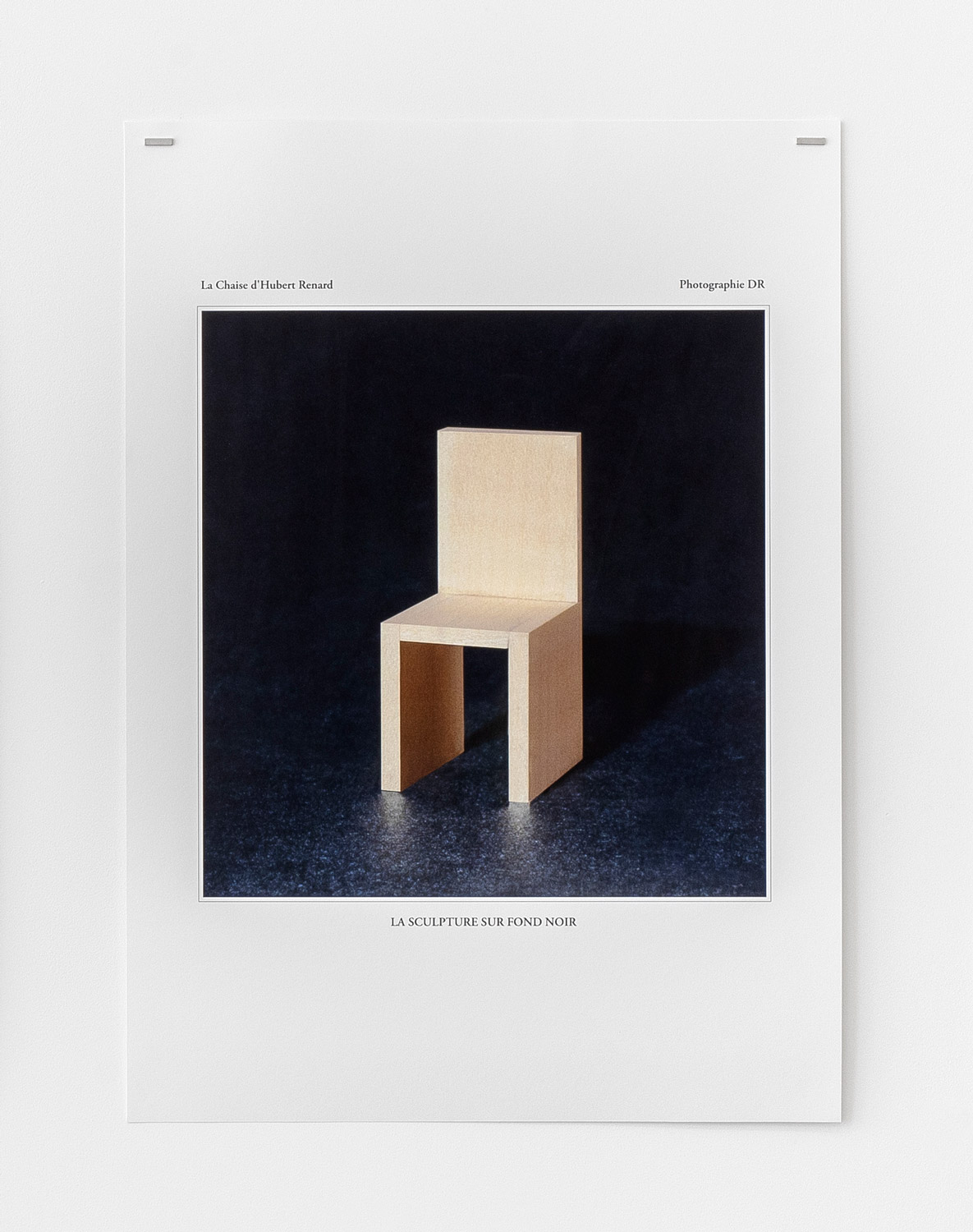 La Chaise d'Hubert Renard, 2020 - Additional view