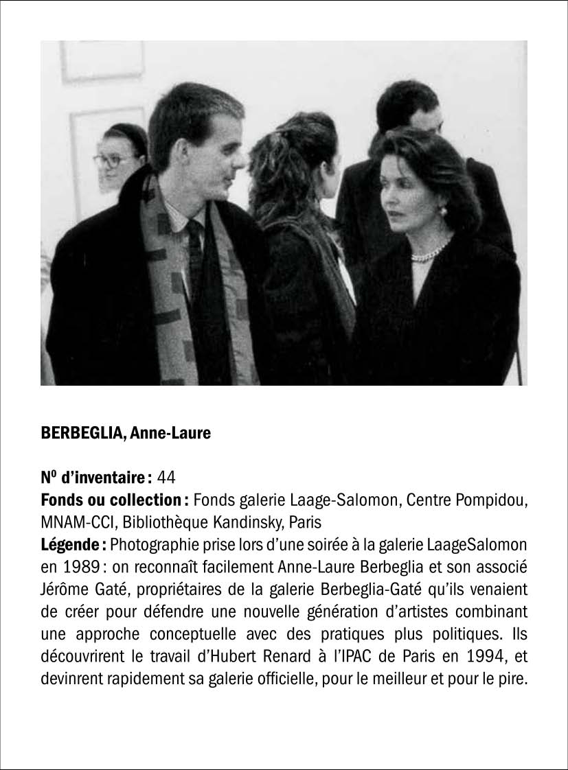 Hubert Renard - Liste des personnages, 2025