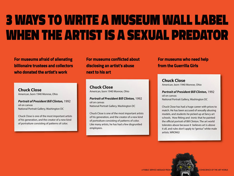 The Guerrilla Girls - Guerrilla Girls Forever: Poster Suite 2017-2021, 2017-2021