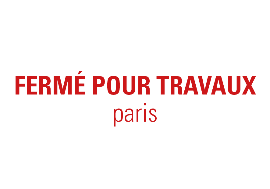 La galerie est fermée pour travaux / The gallery is closed for works - 