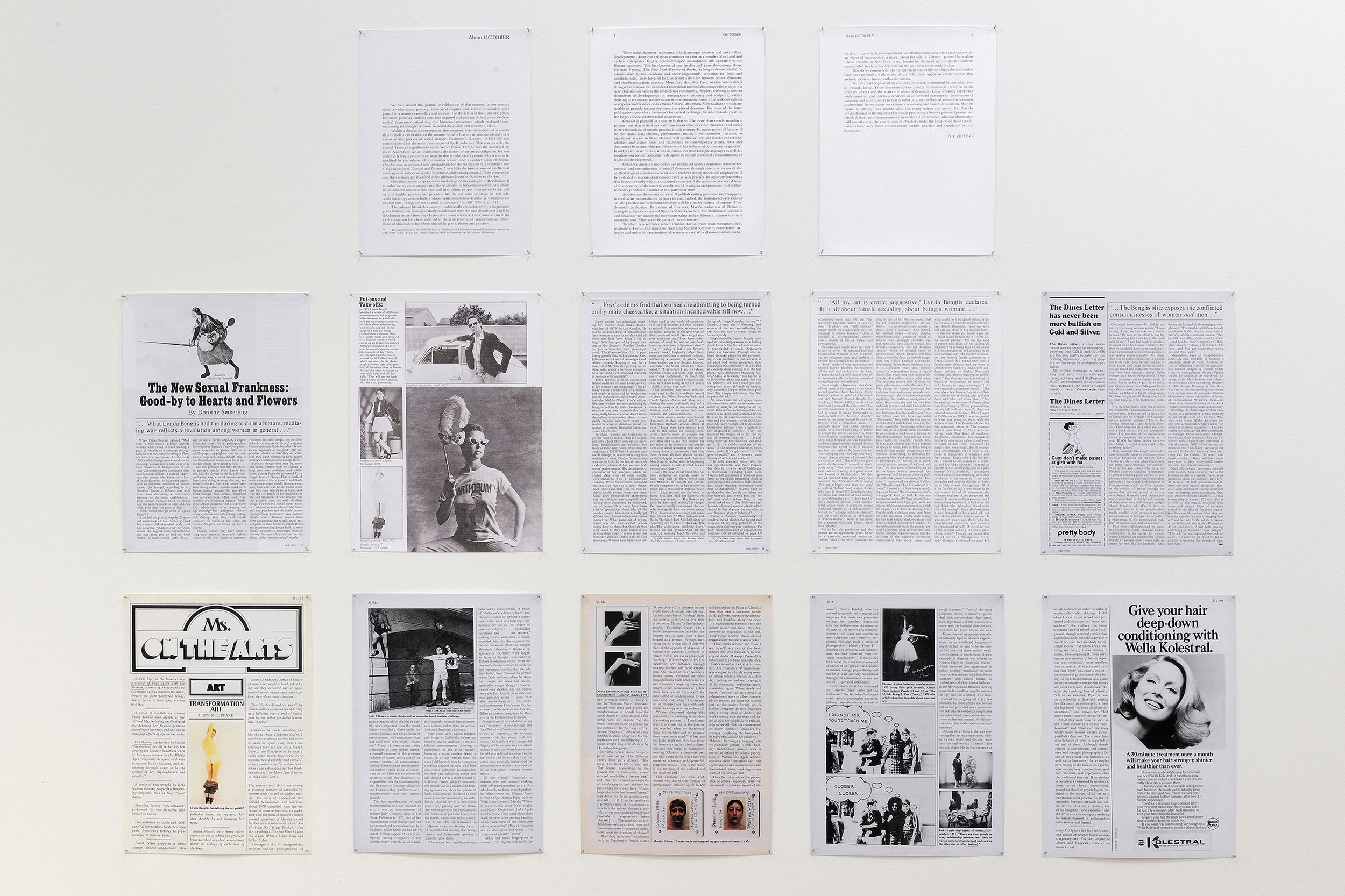 Lynda Benglis / Robert Morris 1973 - 1974 