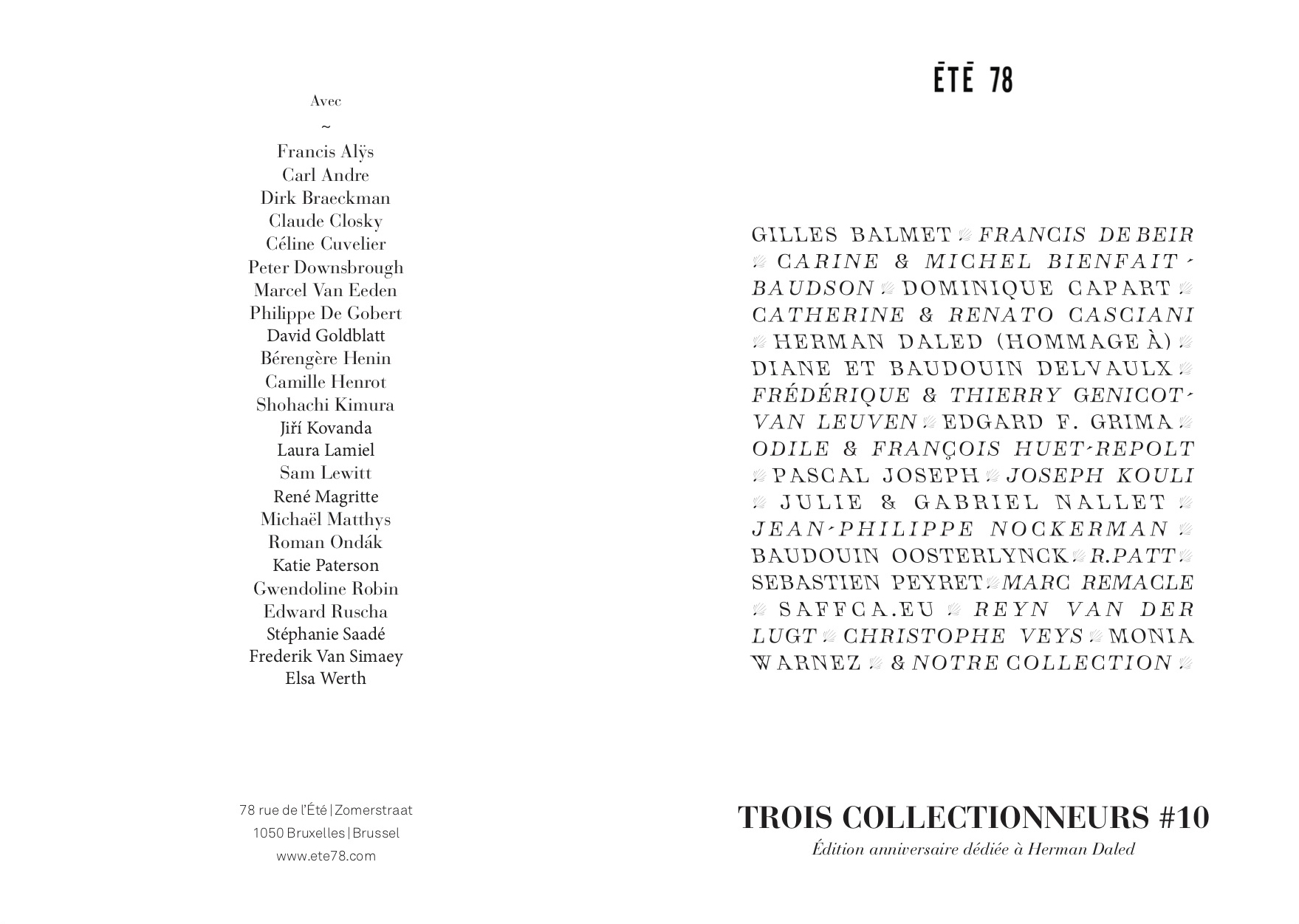 Trois Collectionneurs #10