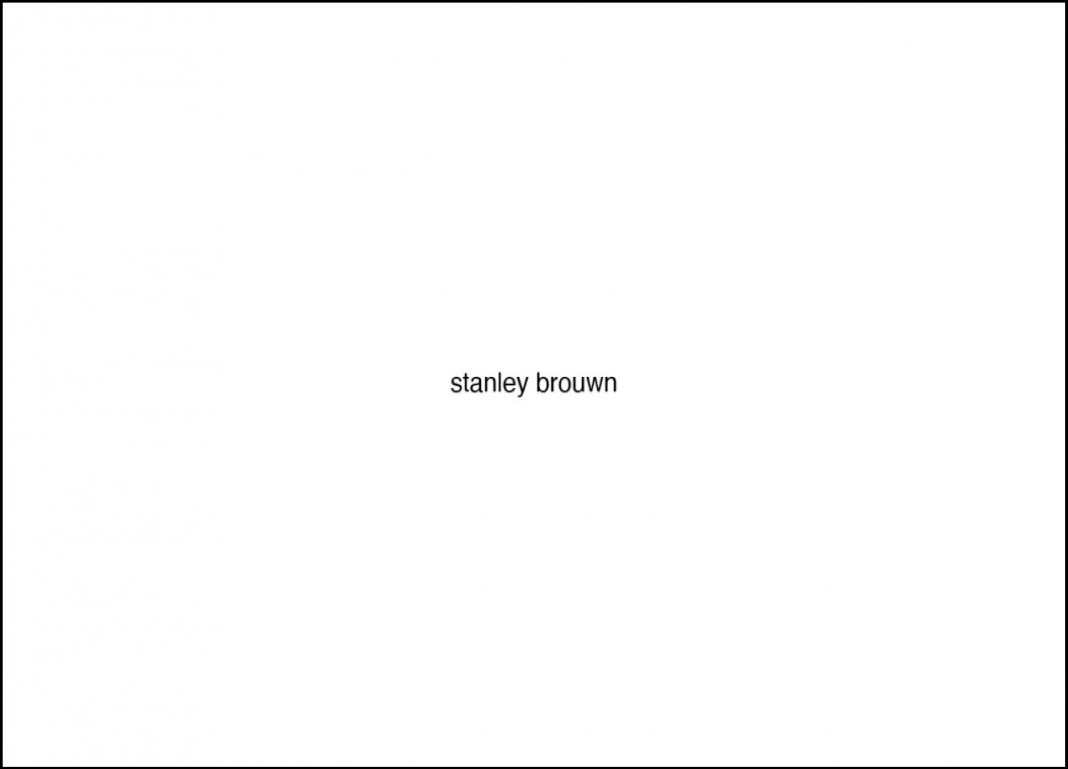 stanley brouwn